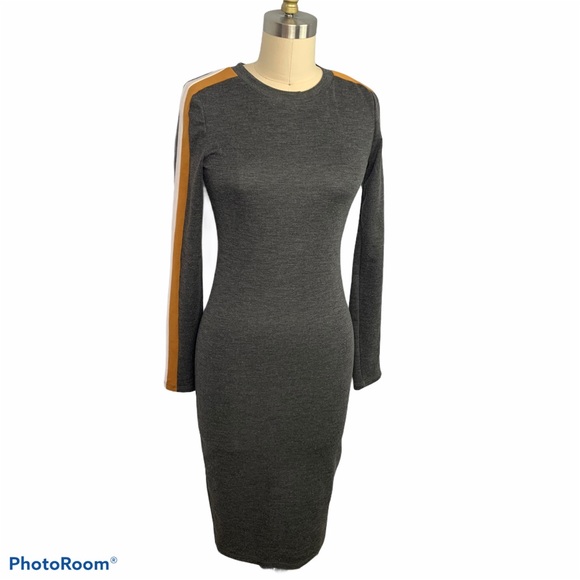 Zara Trafaluc Bodycon Midi Dress - Picture 1 of 11